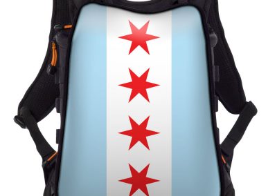 CHICAGO FLAG SKYN - VERTICAL